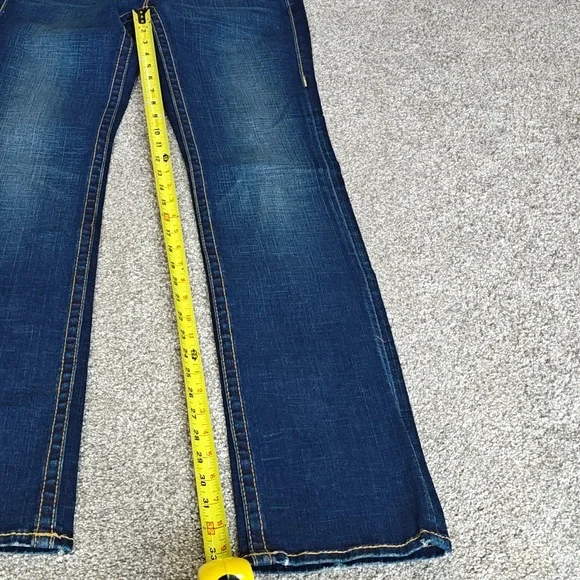 True Religion Jeans Med Lovest Disco Billy Blue Sz 29 - Picture 2 of 8